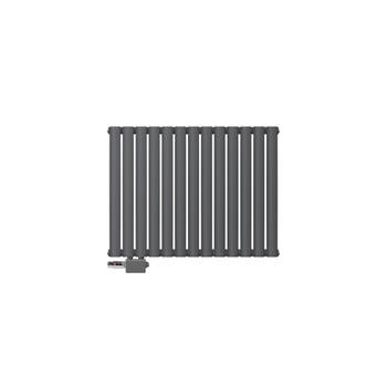 Paneelradiator enkellaags 600x780 mm Antraciet incl. universele aansluitset ML-Design