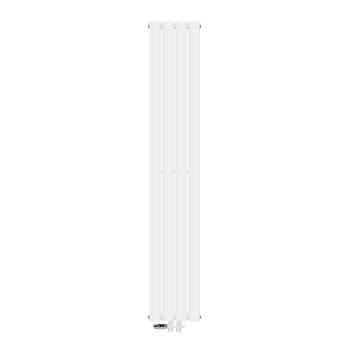 Paneelradiator enkellaags 30x180 cm Wit incl. vloeraansluitset ML-Design