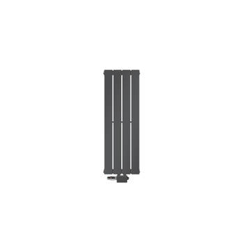 Paneelradiator enkel laags 30x90cm antraciet met universele aansluitset ML-Design