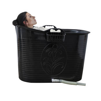 LIFEBATH - Zitbad Nancy - 200L - Bath Bucket - Zwart