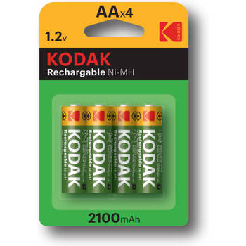 Kodak pre-charged 2100mah (ready-to-use) rechargeable 4 pack 8