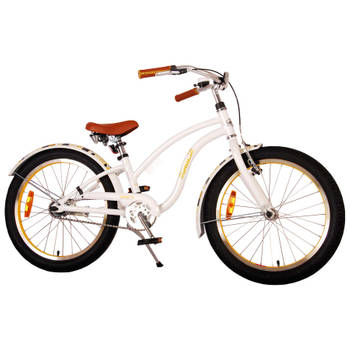 Volare Miracle Cruiser Kinderfiets - Meisjes - 20 inch - Wit