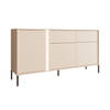 Meubella Dressoir Desert - Beige - 153 cm - 2 lades