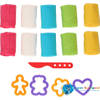 Creative Kids Bucket Clay Set - Clay Knife & Figures - 5 Colors - 11 x 11 x 12 cm