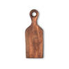 Cutting board Wooden cutting board With handle Cheese board 553g dark brown 38cm*2cm*14.5cm