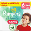 Pampers - Harmonie Pants - Maat 6 - Mega Maandbox - 264 stuks - 15+ KG