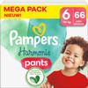 Pampers - Harmonie Pants - Maat 6 - Mega Pack - 66 stuks - 15+ KG