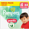 Pampers - Harmonie Pants - Maat 4 - Mega Pack - 84 stuks - 9/15 KG