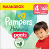 Pampers - Harmonie Pants - Maat 4 - Maandbox - 168 stuks - 9/15 KG