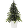 Mini Decoratie kerstboom 15x26cm