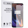 GO SOLID! Screenprotector voor Oneplus 6T gehard glas