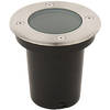 LED Grondspot - GU10 Fitting - Waterdicht IP67 - Inbouw - Rond - RVS Geborsteld