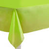 2x Feest versiering lime/licht groene tafelkleden 137 x 274 cm papier - Feesttafelkleden