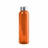 Waterfles/drinkfles AQUAMAN - glas - Oranje - met RVS dop - 500 ml - Sportfles - Bidon - Drinkflessen