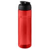 Sport bidon Hi-eco gerecycled kunststof - drinkfles/waterfles - rood/zwart - 850 ml - Drinkflessen