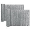Santex Tafelloper op rol - 2x - zilver glitter - 28 x 300 cm - polyester - Feesttafelkleden