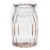 Bellatio Design Bloemenvaas - helder transparant glas - D12 x H18 cm - Vazen