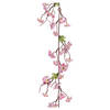 Everlands Kunstbloem/bloesem takken slinger - roze - 187 cm - Kunstplanten