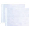 Santex Tafelloper op rol - 2x - polyester - wit - 30 cm x 10 m - Feesttafelkleden