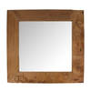 DKNC - Spiegel Salvador - Hout - 58x58x4.5cm - Bruin