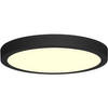 LED Downlight - 18W - Warm Wit 3000K - Mat Zwart - Opbouw - Rond - Aluminium - Ø225mm