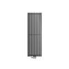 Badkamerradiator Stella 480x1400 mm antraciet met universele aansluitset