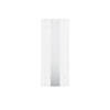 Platte Badkamerradiator met Spiegel 1200x450 mm Wit ML-Design