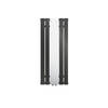 Platte badkamerradiator met spiegel 1200x450 mm Antraciet ML-Design