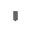 Paneelradiator enkellaags 600x300 mm Antraciet met universele aansluitset ML-Design