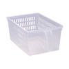 Koelkast Organizer 9,58L - 32,5 x 20,5 x 14 CM - Koelkast Opbergbak met Handvat - Vaatwasser Bestendig - Transparant