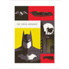 Kunstdruk Warner Bros The Caped Crusader 30x40cm