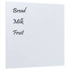 vidaXL Magneetbord wandgemonteerd 60x60 cm gehard glas wit