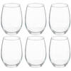 Pasabahce Drinkglazen/waterglazen Tumblers - luxe glas - set 12x stuks - 570 ml - Drinkglazen