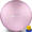 Tresko- Fitnessbal, yogabal met pomp - diameter 55 cm - PrincessPink