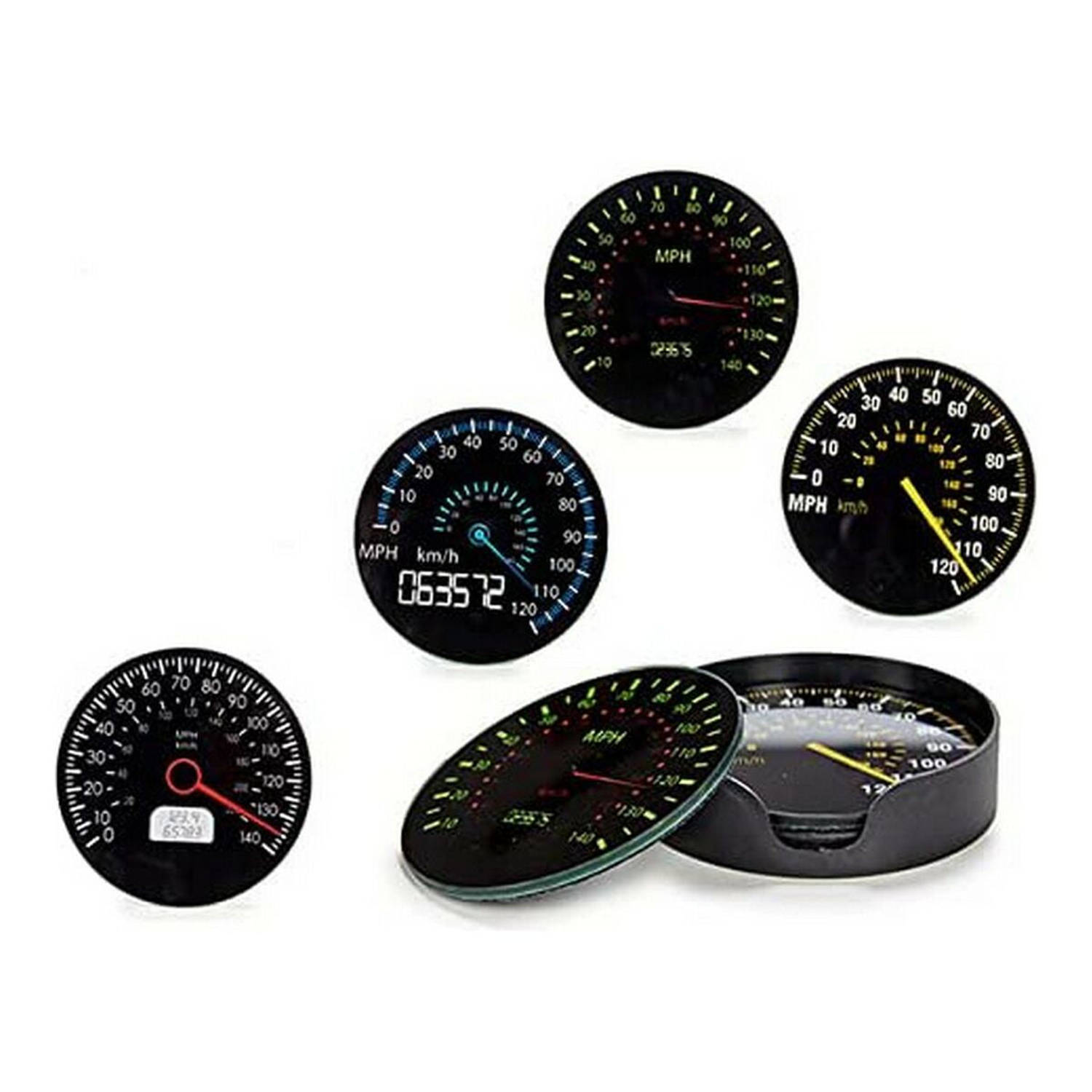 Onderzetters Speedometer (4 Onderdelen)