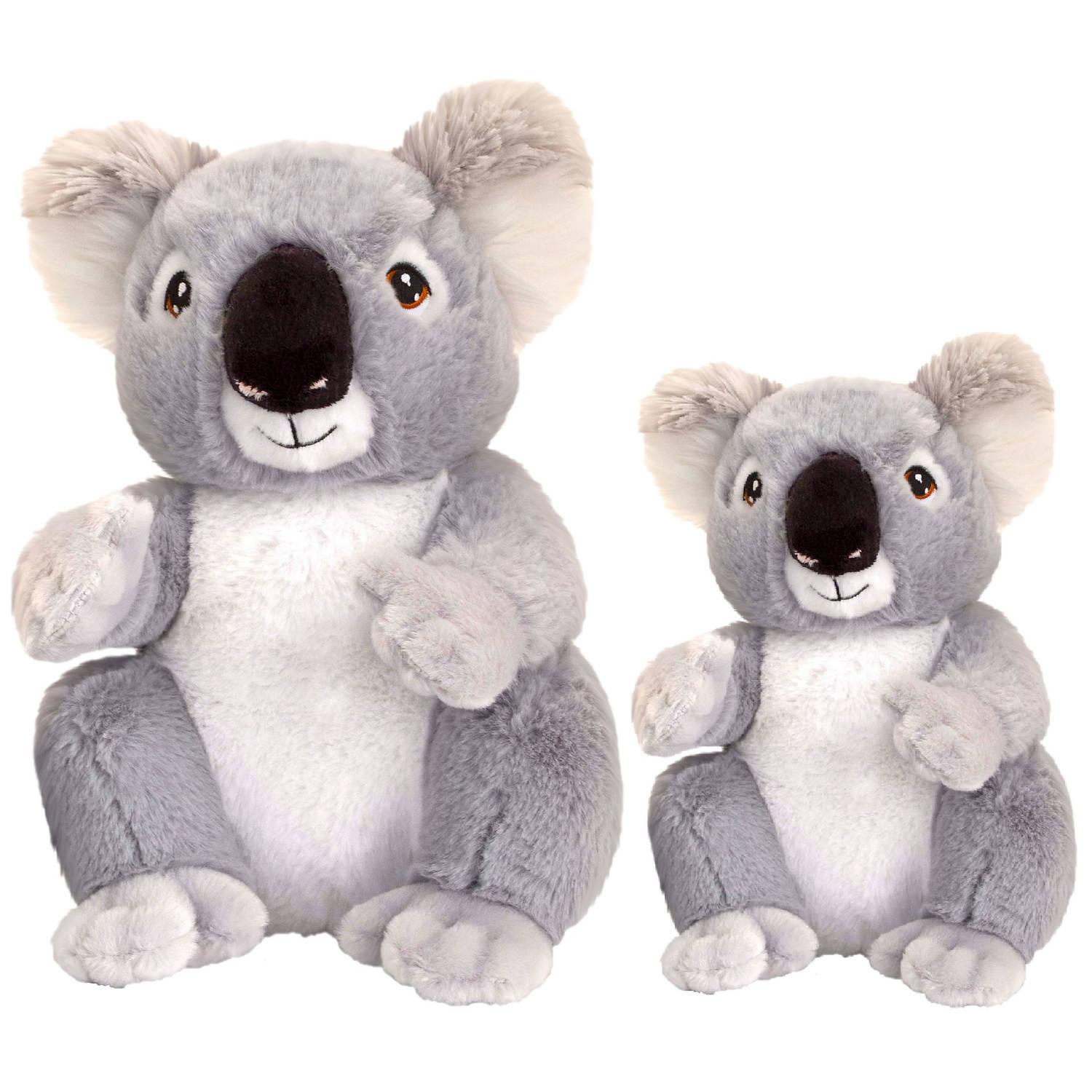 Keel Toys Pluche Knuffel Dieren Set 2x Koala Beertjes 18 En 26 Cm Knuffeldier