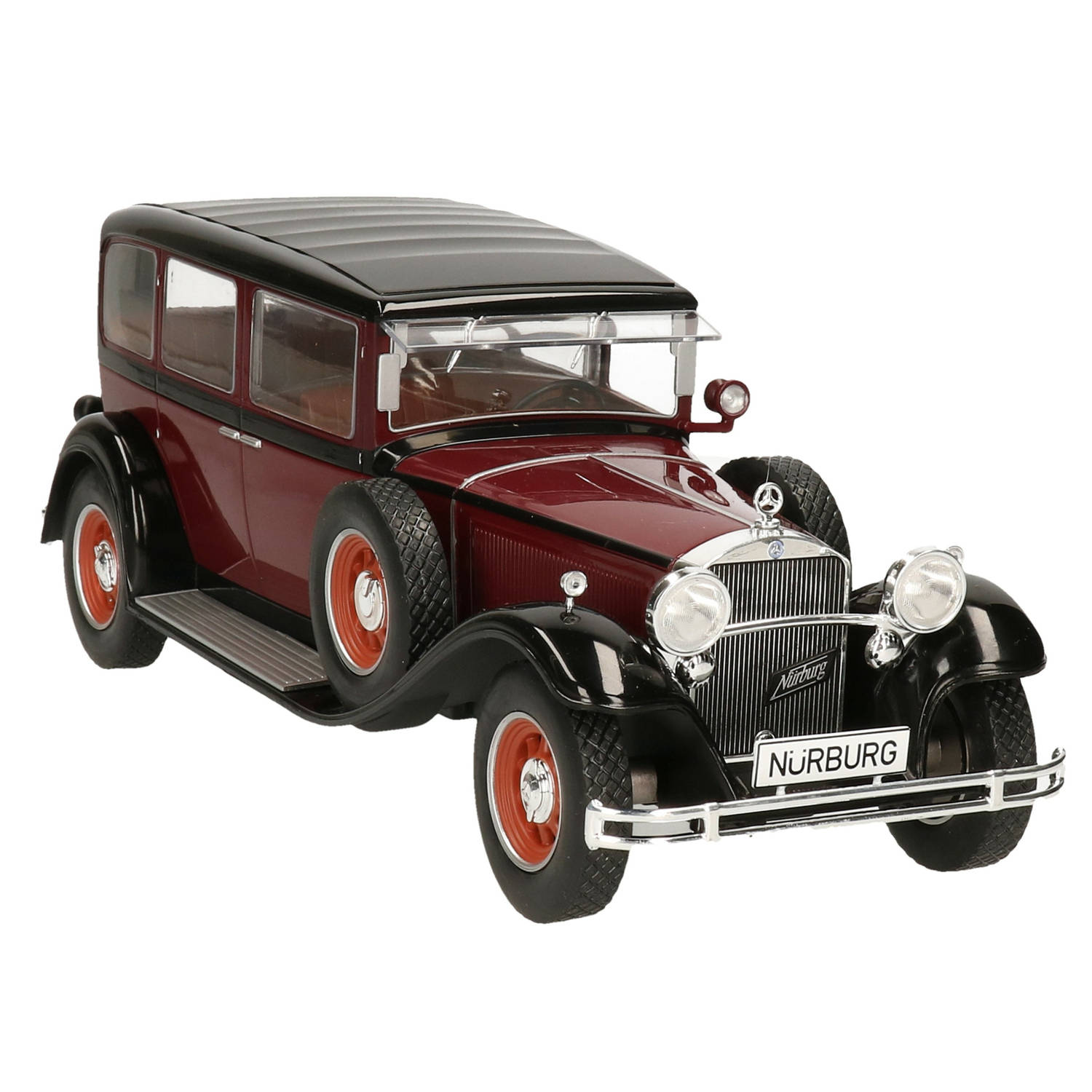 Modelauto-schaalmodel Mercedes-benz Typ Nurburg 460 1928 Schaal 1:18-28 X 9 X 11 Cm Speelgoed Auto&a