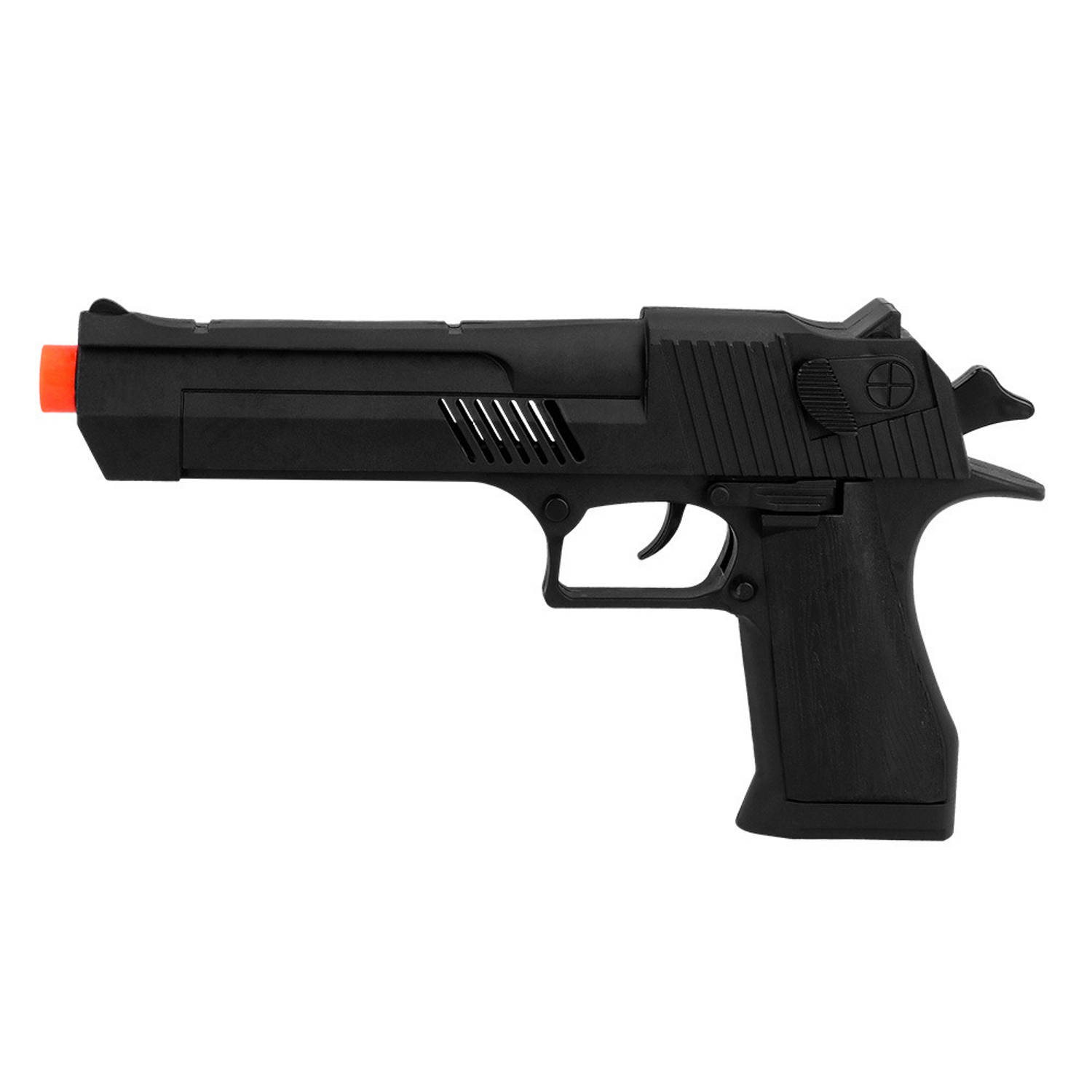 Verkleed speelgoed Politie accessoires/wapen pistool 21 cm - Verkleedattributen