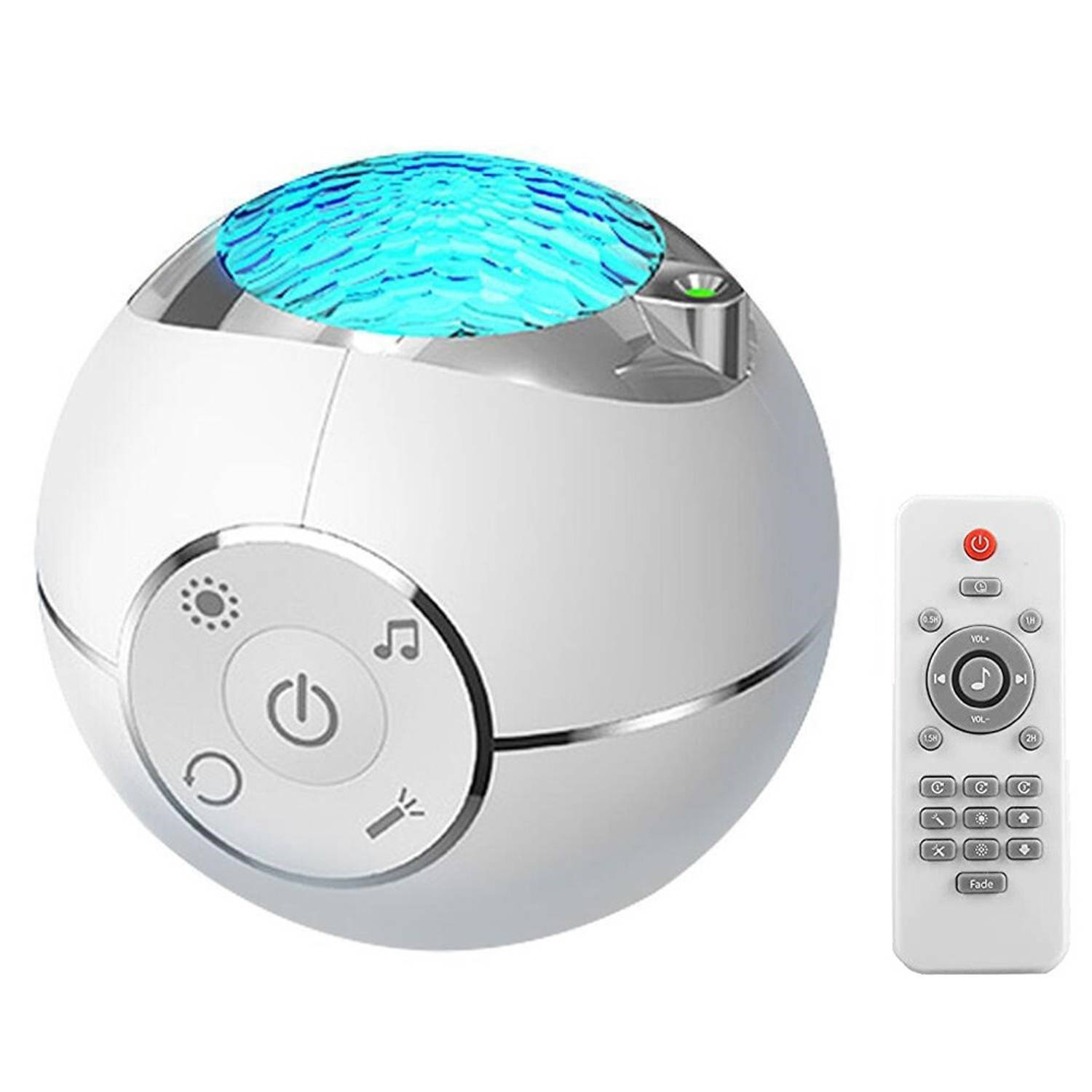 Homezie Sterren projector - Bluetooth speaker - Met afstandsbediening - Galaxy projector - Sterrenhemel projector