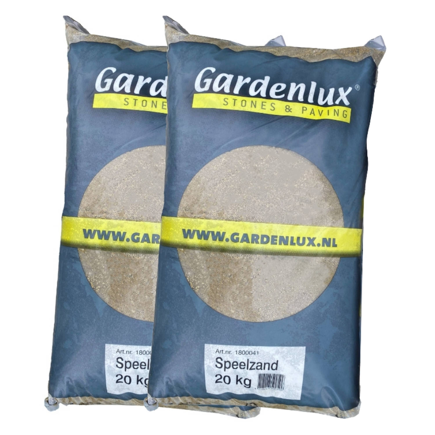 Gardenlux Speelzand Zandbakzand Zand Voor Zandbak Gecertificeerd Voordeelverpakking 2 X 20 Kg