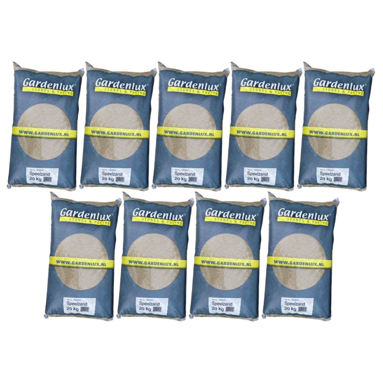 Gardenlux Speelzand Zandbakzand Zand Voor Zandbak Gecertificeerd Voordeelverpakking 9 X 20 Kg