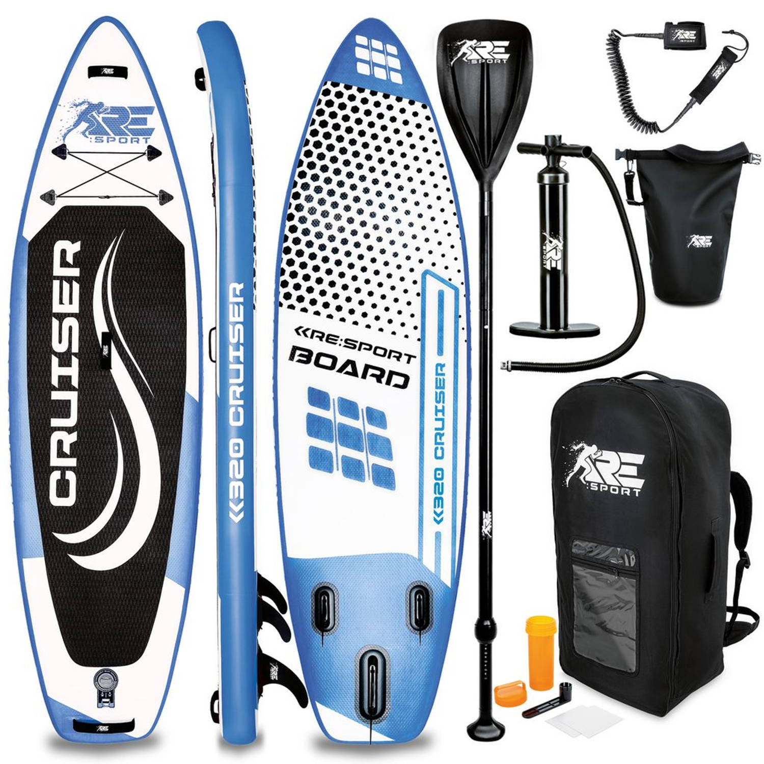Re: Sport-sup Board 320 Cm Blauw-supboard- Opblaasbaar- Stand Up Paddle Set- Surfboard --Paddling Pr