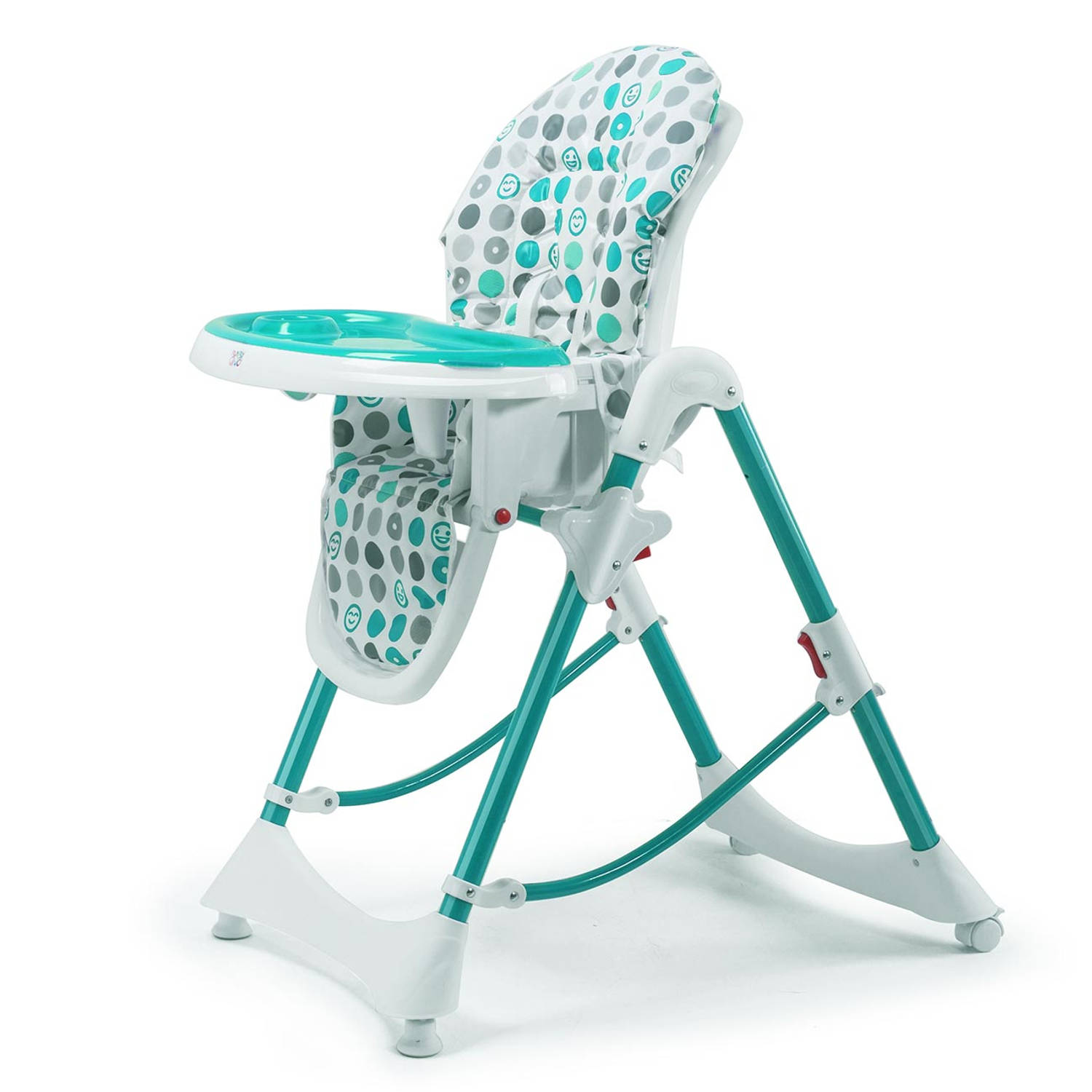 Baby Vivo -Kinderstoel Kinder Eetstoel- Tippy Turquoise