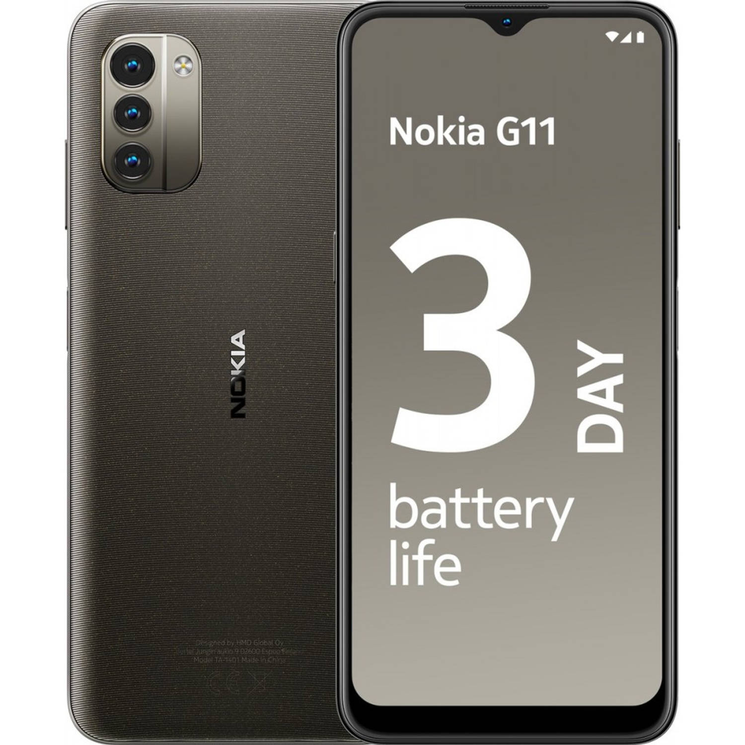 Nokia - G11 - 64GB - Houtskool