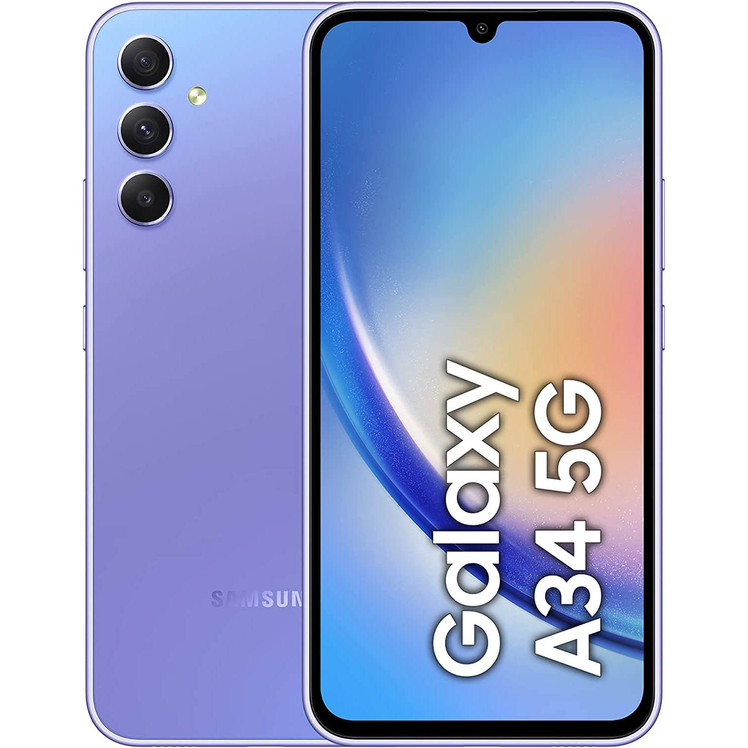 Samsung - Galaxy A34 5G - 256GB - Violet
