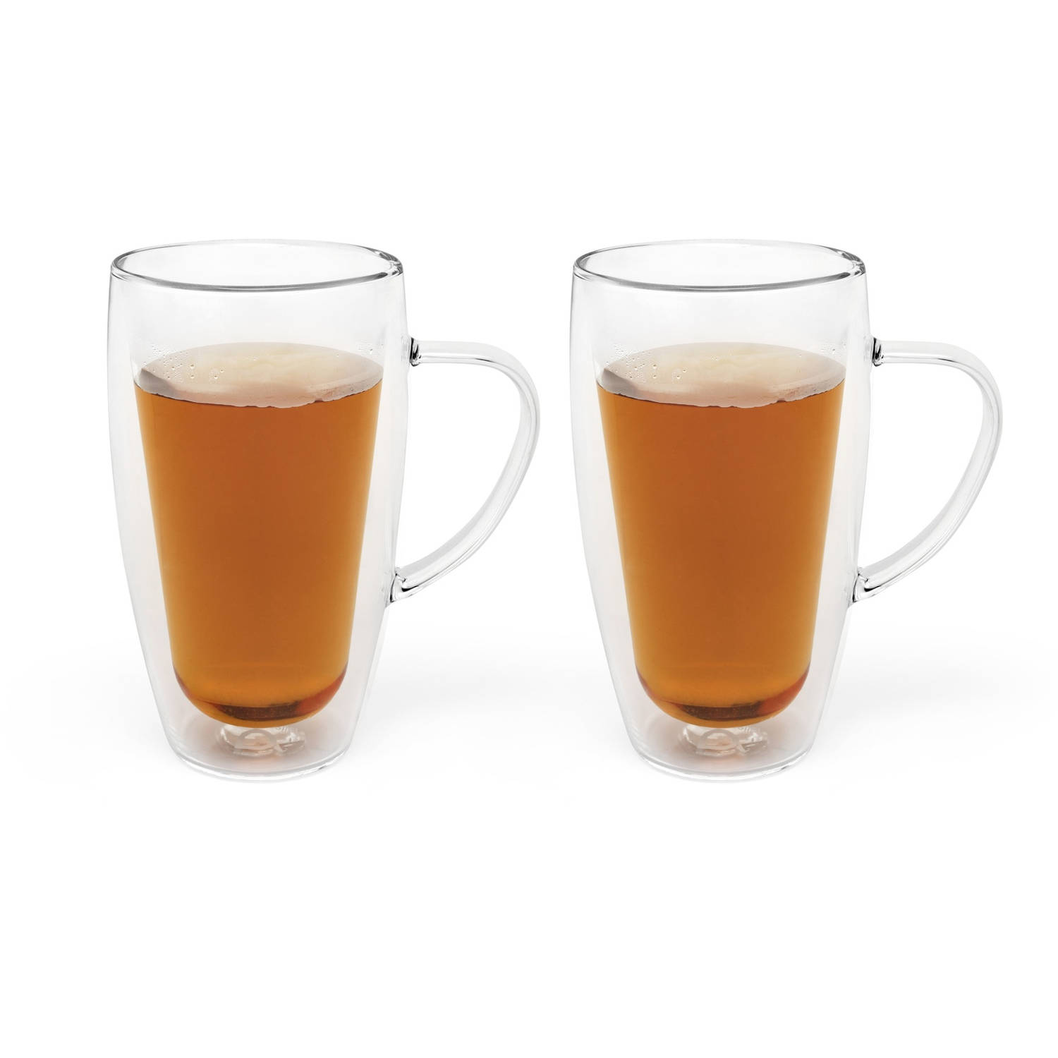 Bredemeijer - Dubbelwandig glas koffie/thee 320ml (set van twee stuks)