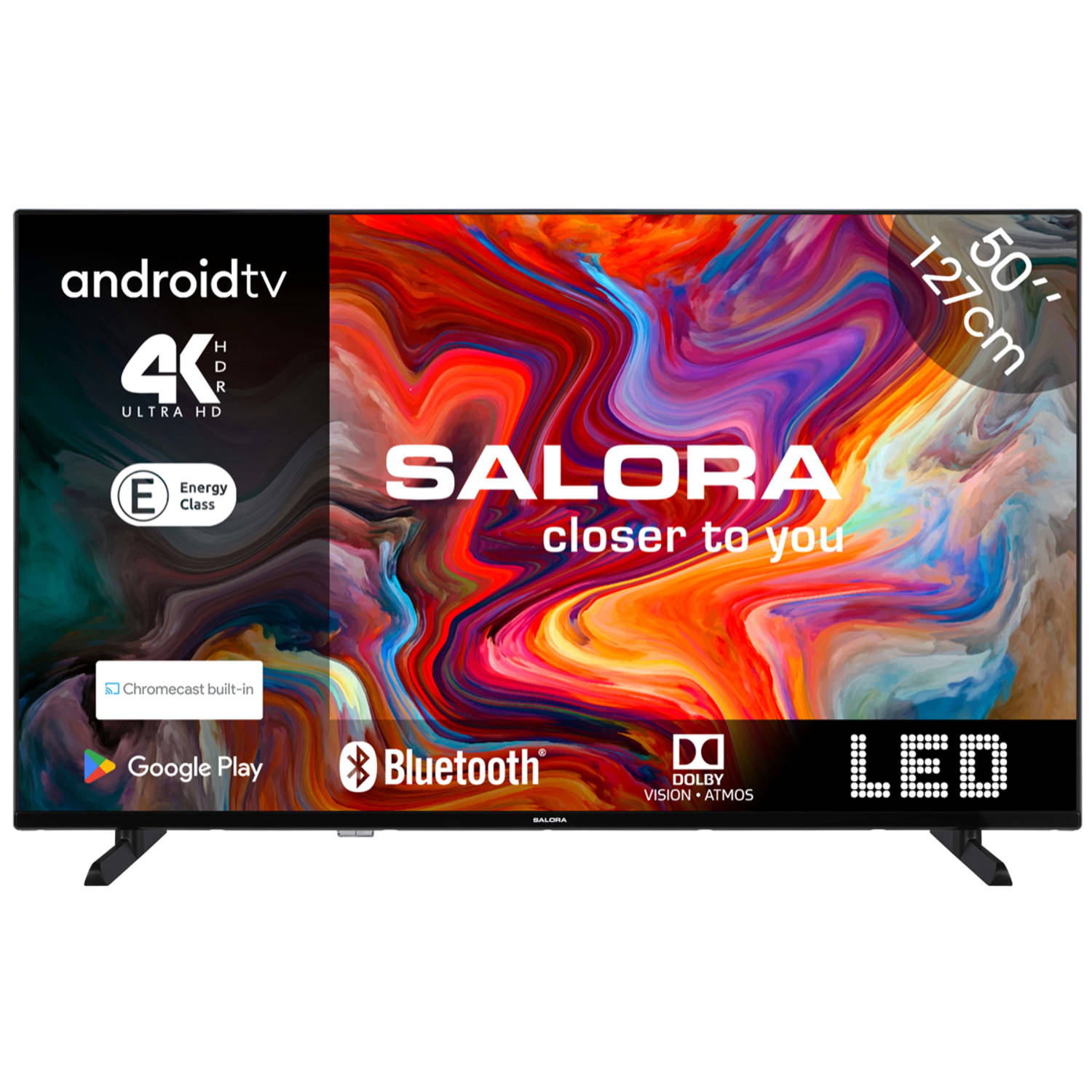 Salora SMART50TV - 50 Inch - Smart TV - 4K Ultra HD