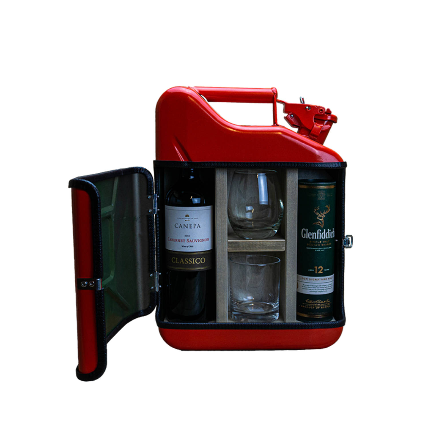 His & hers giftset Rood Jerrycan