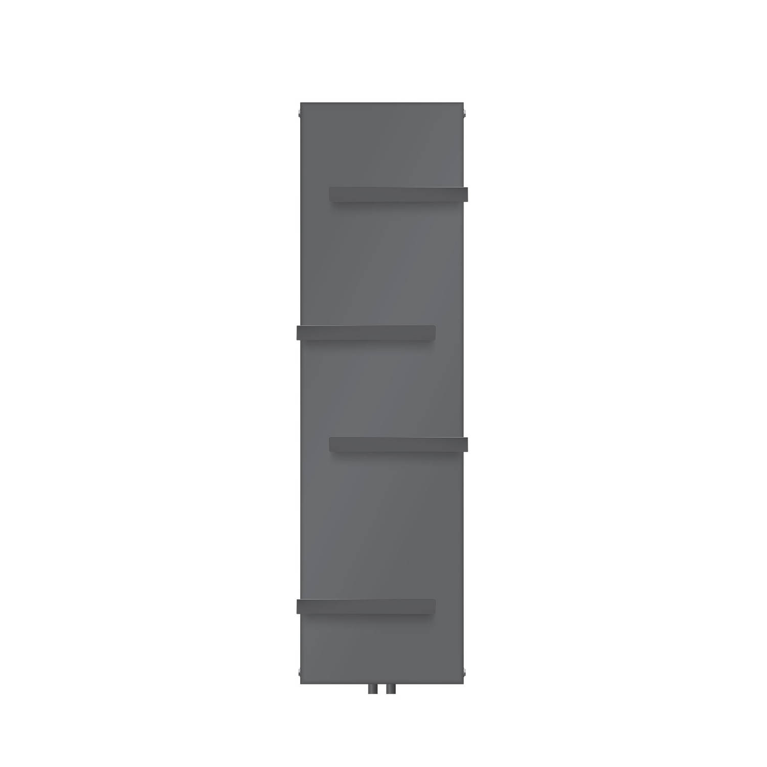 Badkamerradiator 1600x452 mm antraciet met middenaansluiting ML-Design