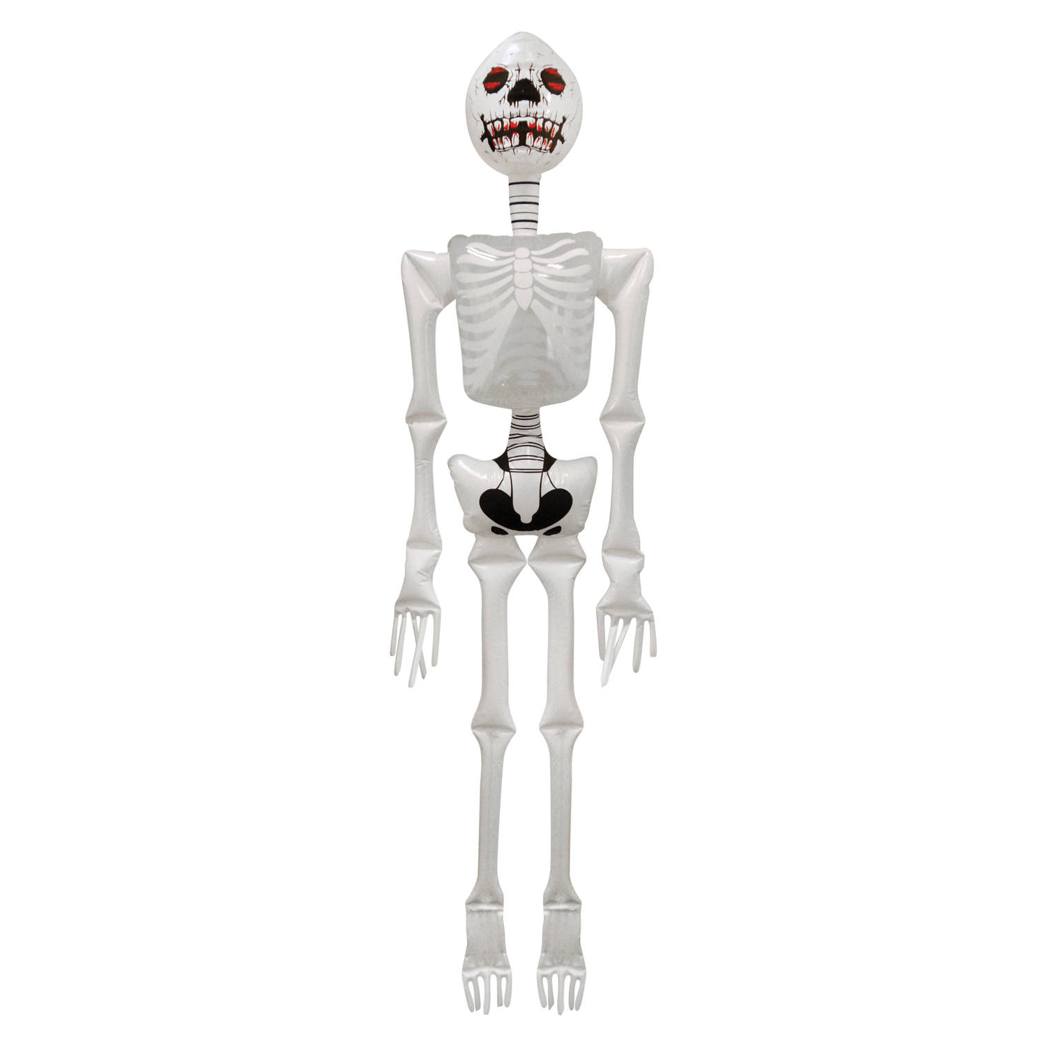 Opblaasbaar skelet Halloween versiering 183 cm - Opblaasfiguren